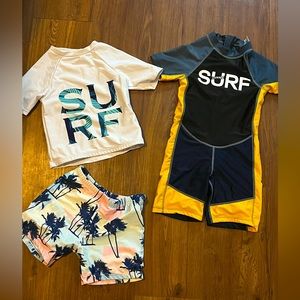 5T boy swimsuit bundle